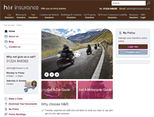 Tablet Screenshot of hrinsurance.co.uk